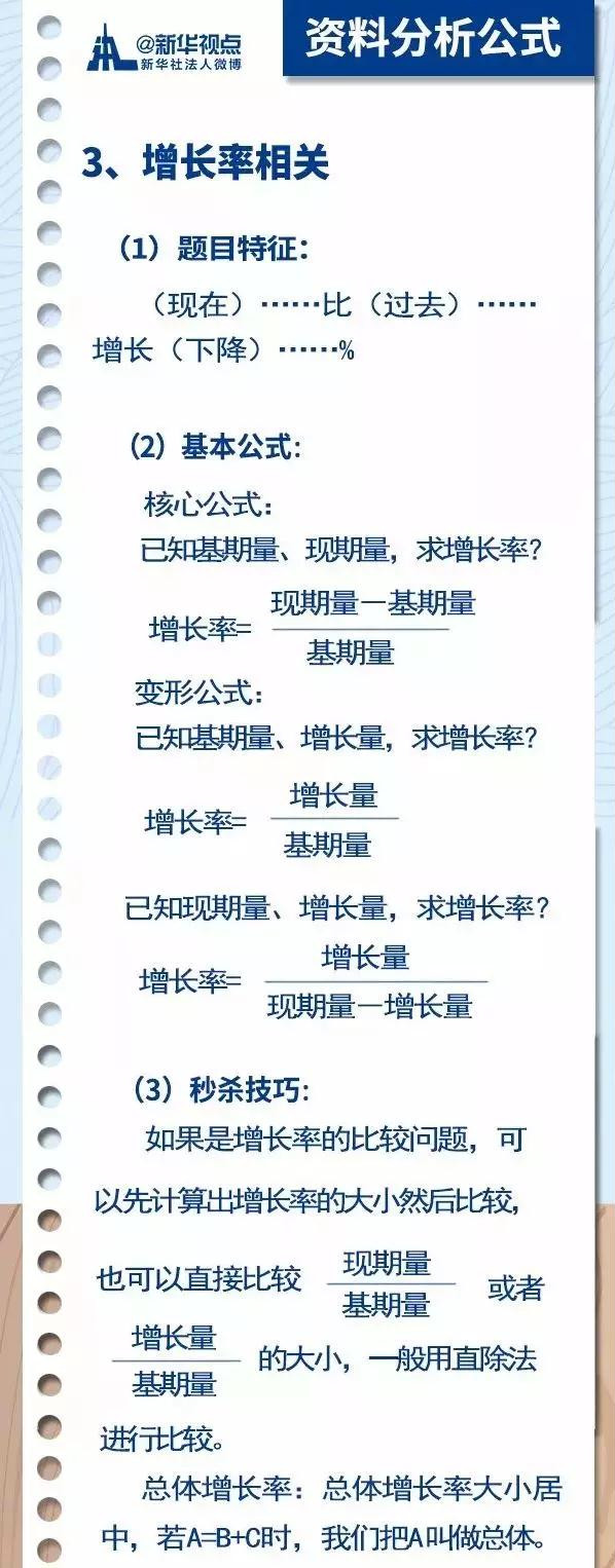2020國(guó)考行測(cè)常用公式匯總，背完答題省時(shí)省力